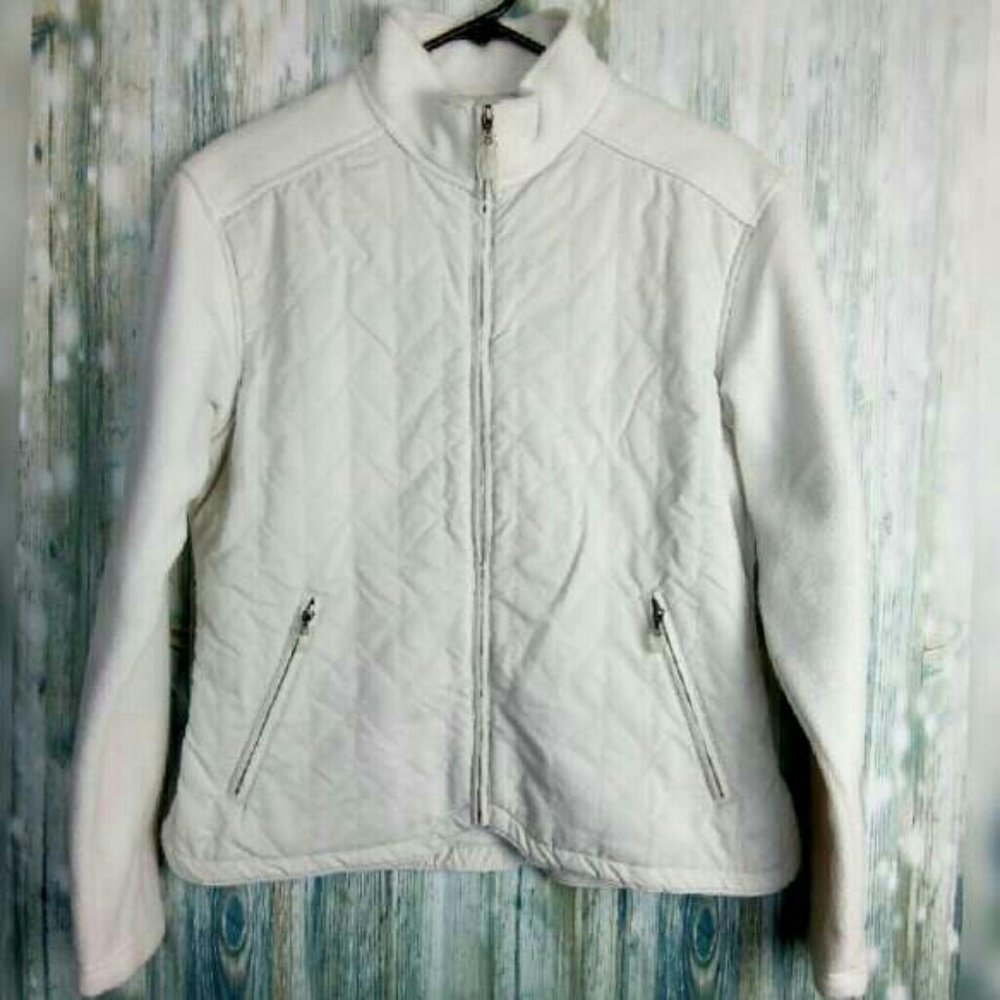 Storm creek fleece quilt front full zip jacket